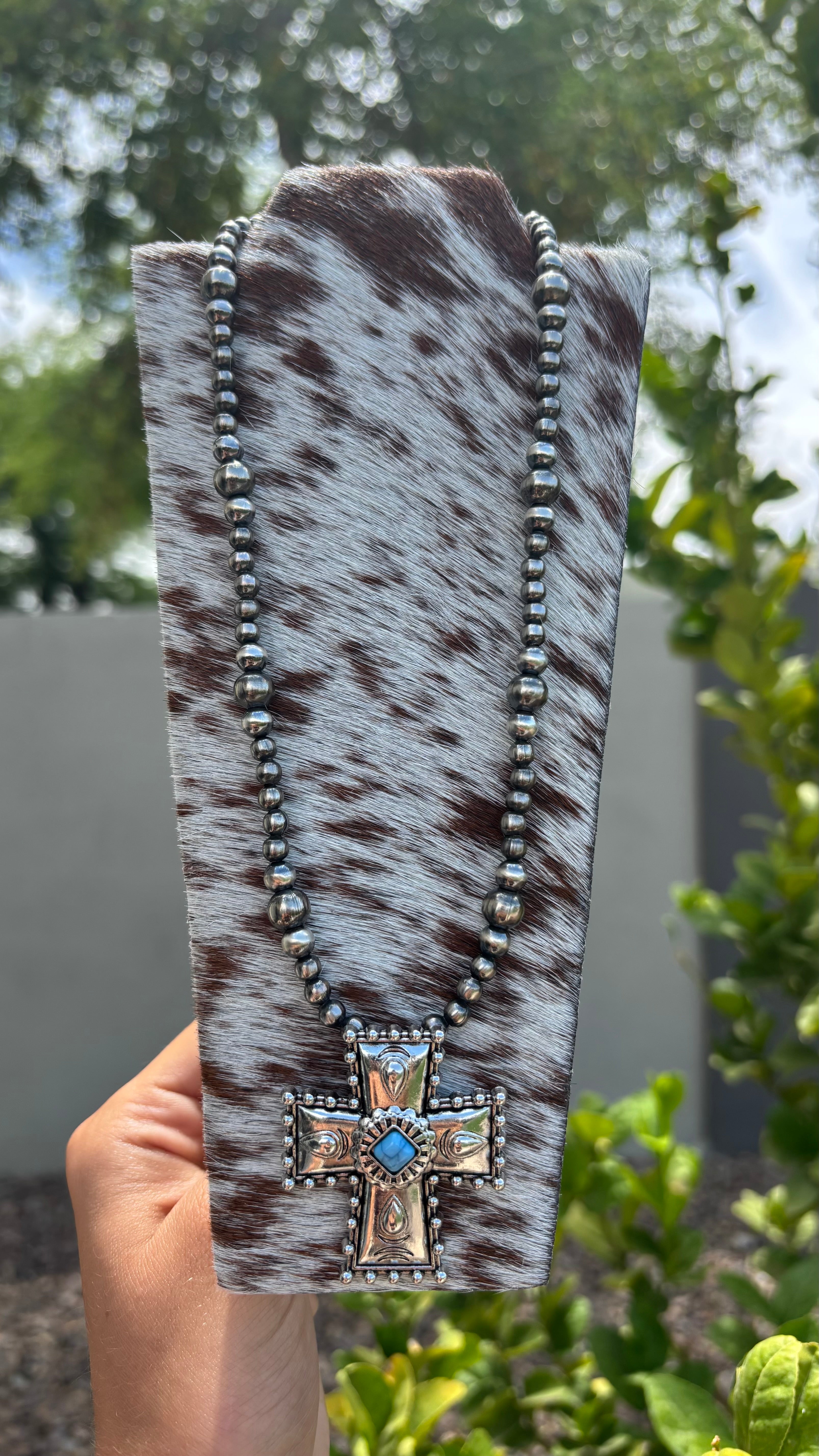 Desert Cross Necklace