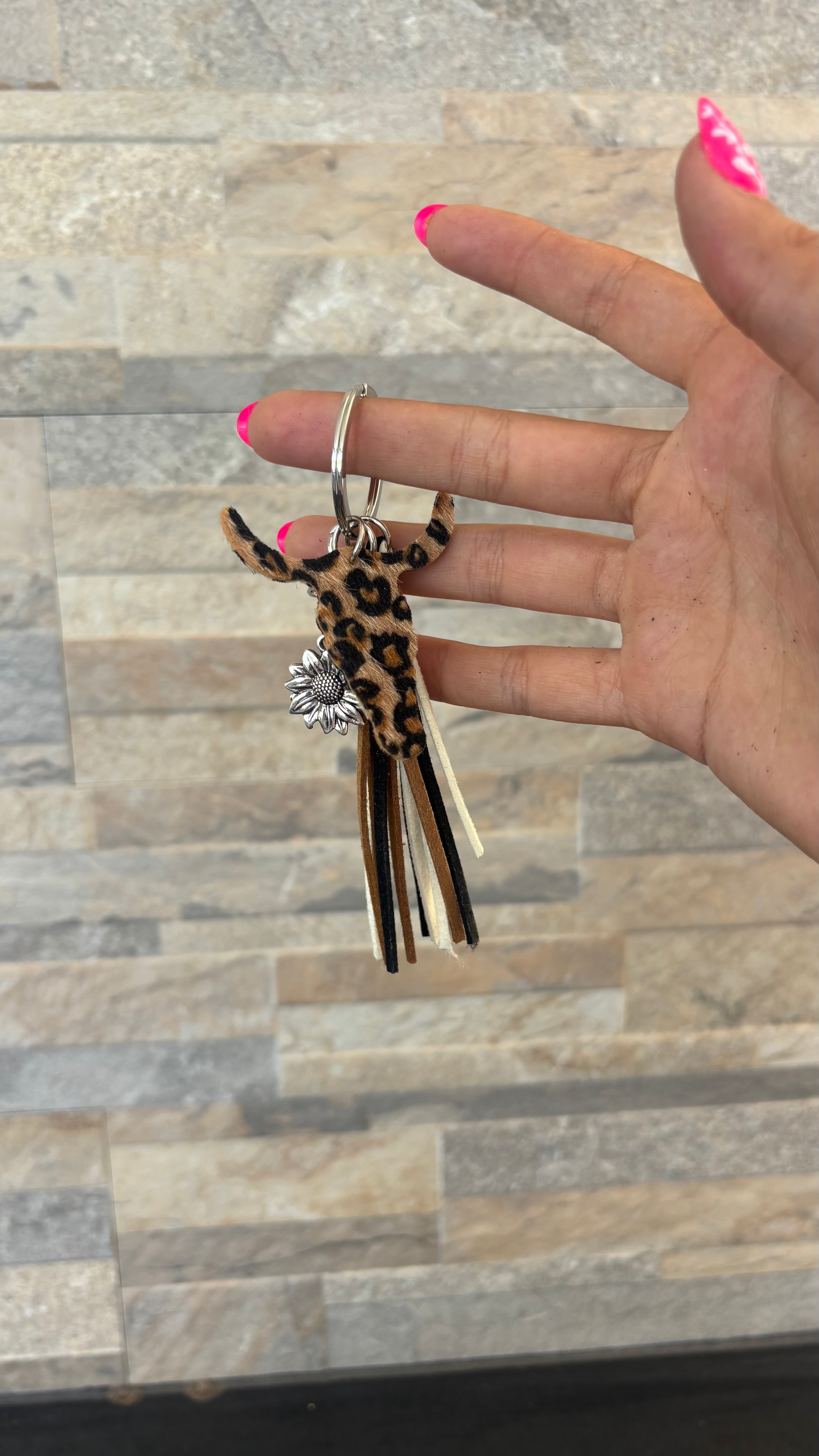 Cheetah keychain