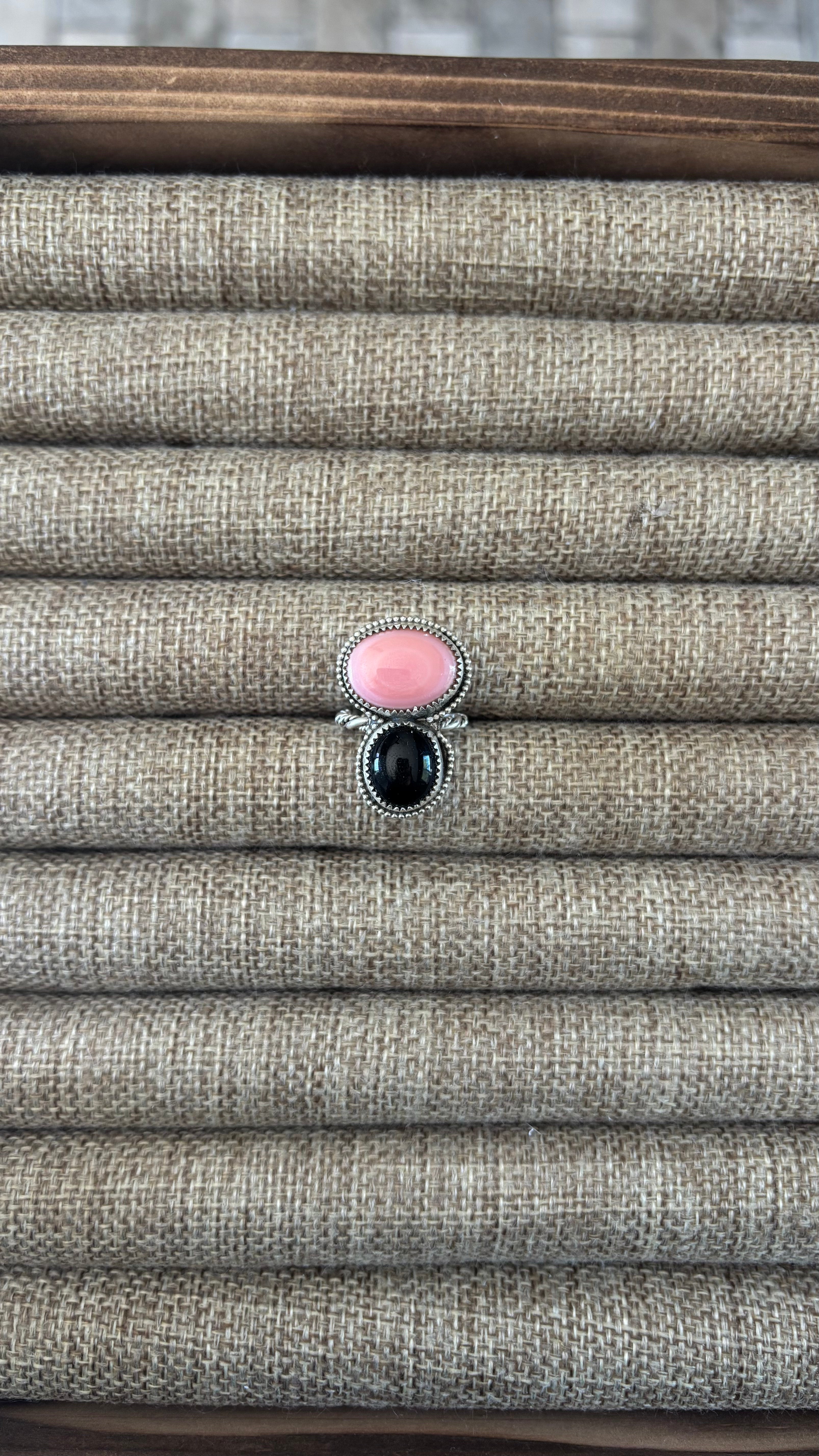 Pink moon ring(Adjustable)