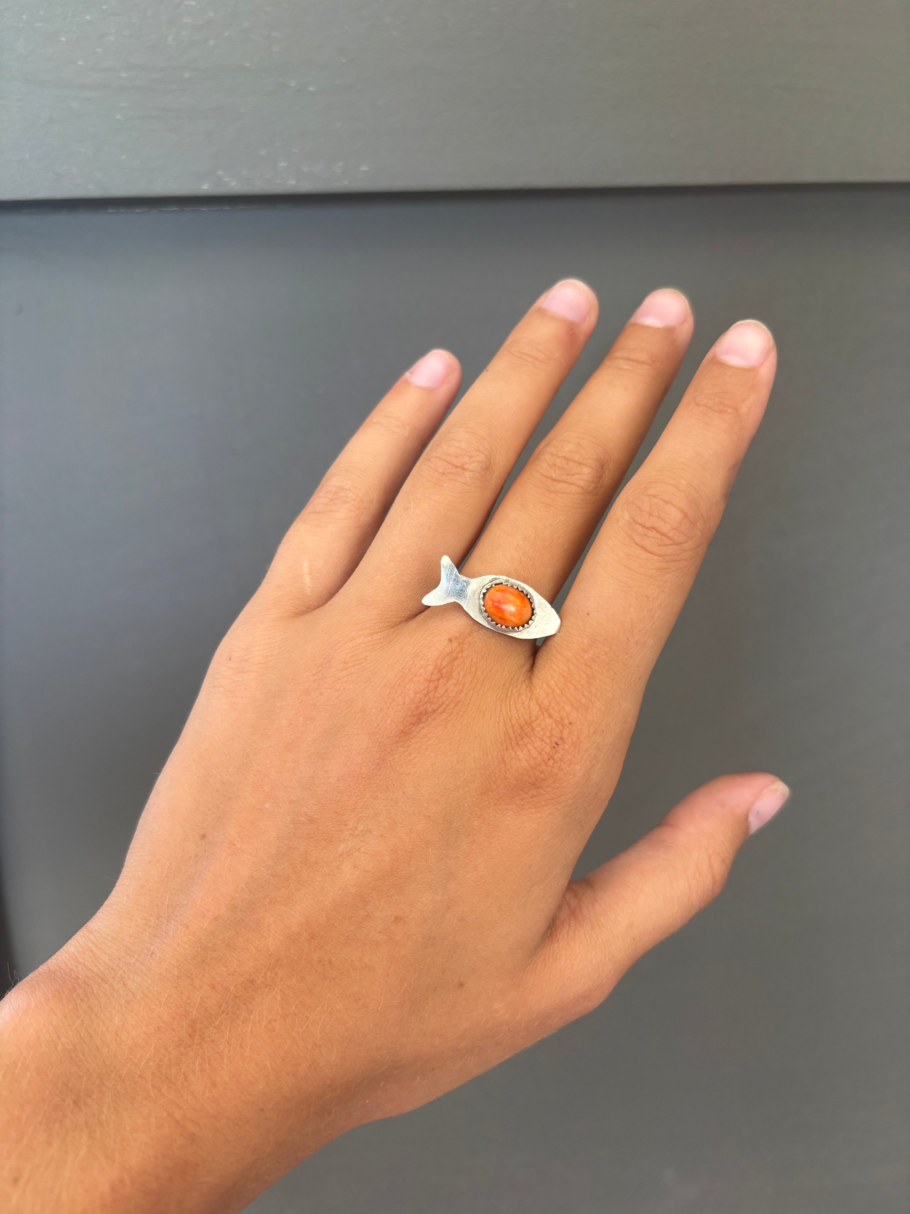Fish ring, size 7