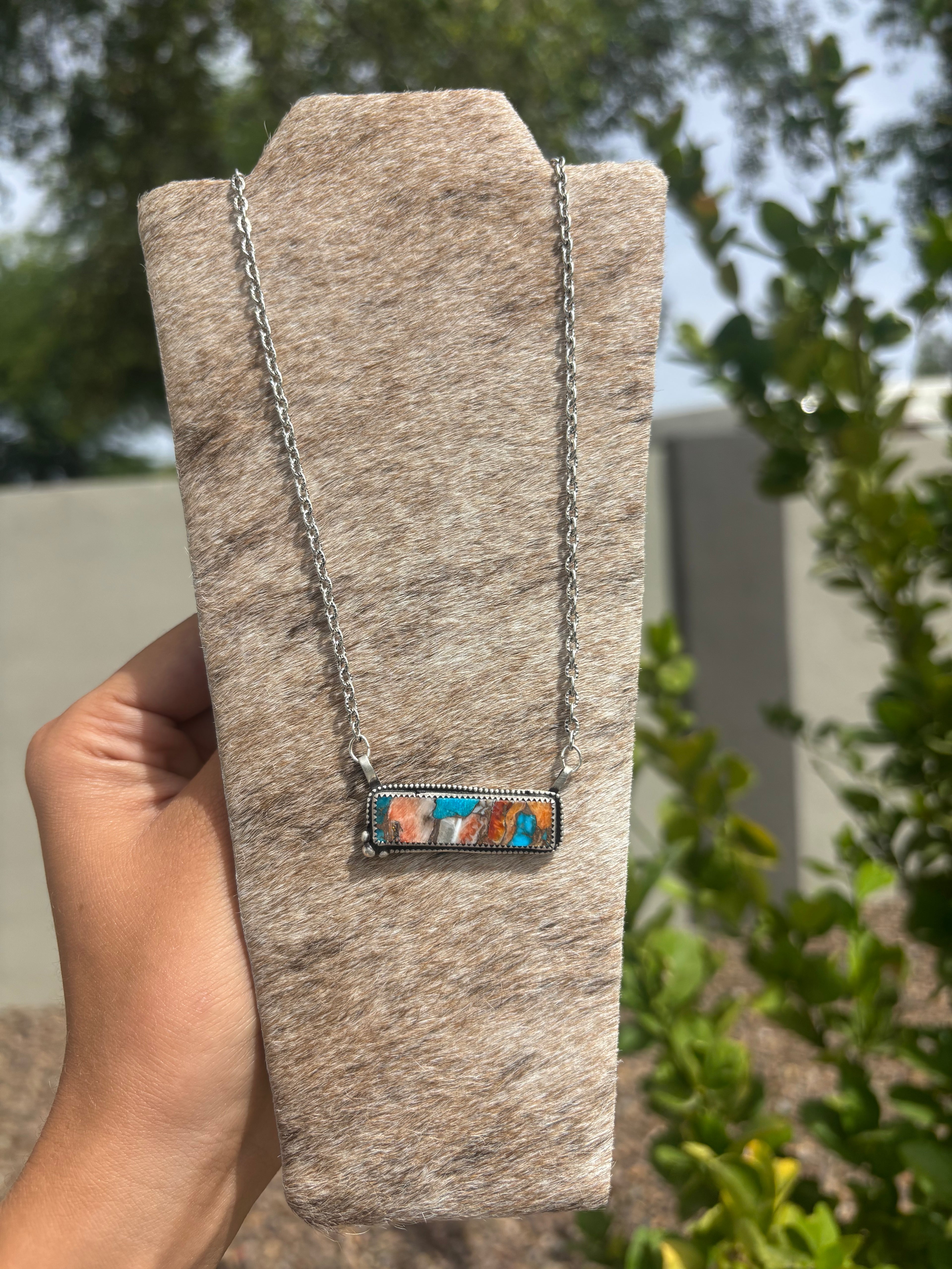 Desert sky necklace