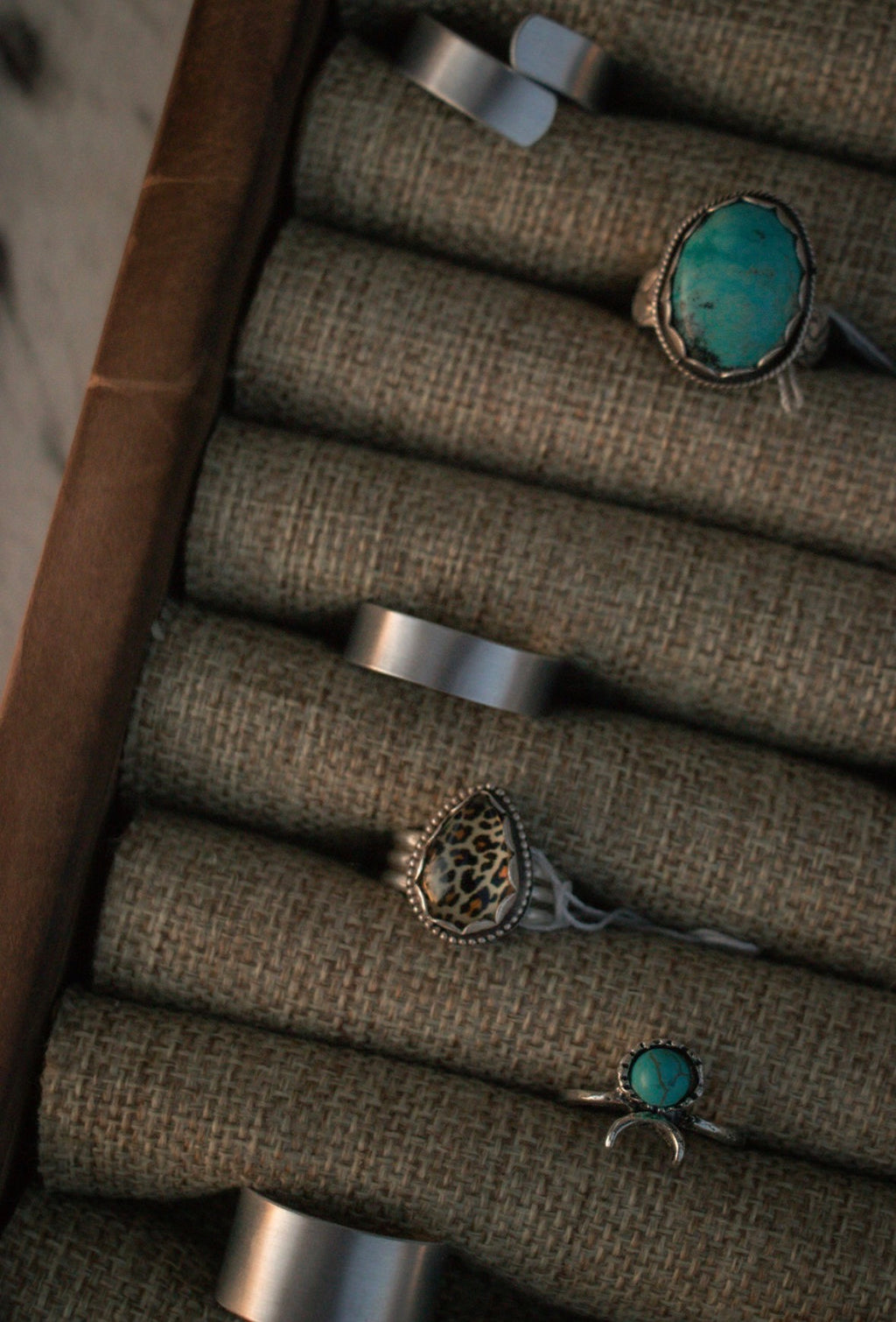 Cheetah print ring