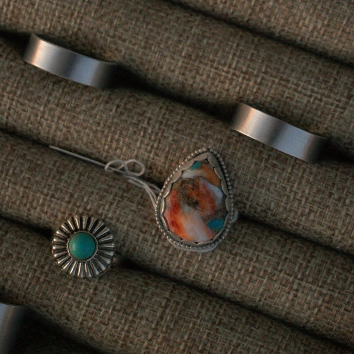 Spiny Oyster, Turquoise ring
