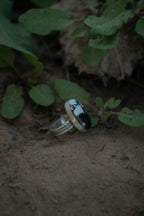 White Buffalo Turquoise ring