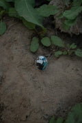 White Buffalo Turquoise ring