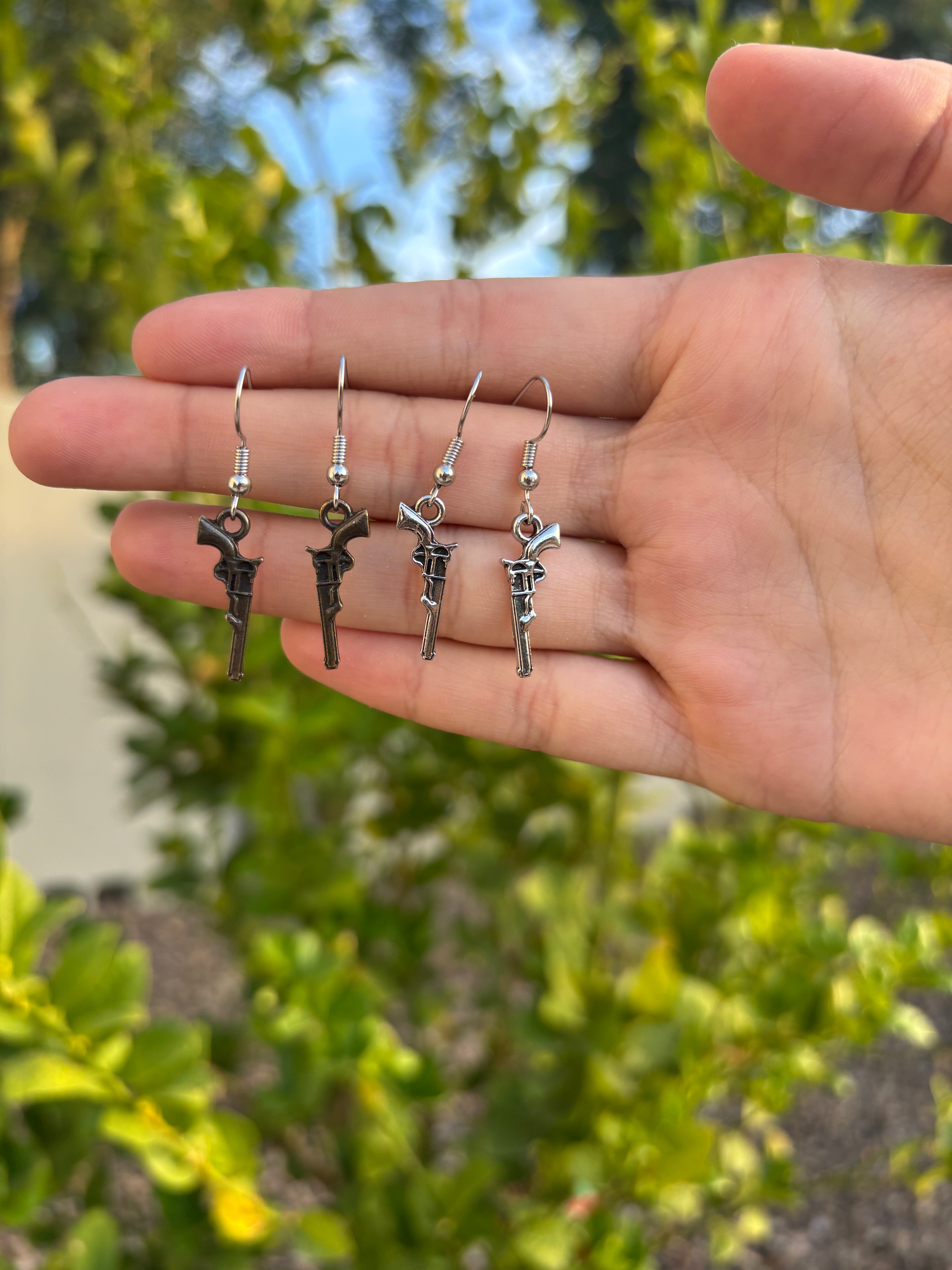 Pistol Earrings
