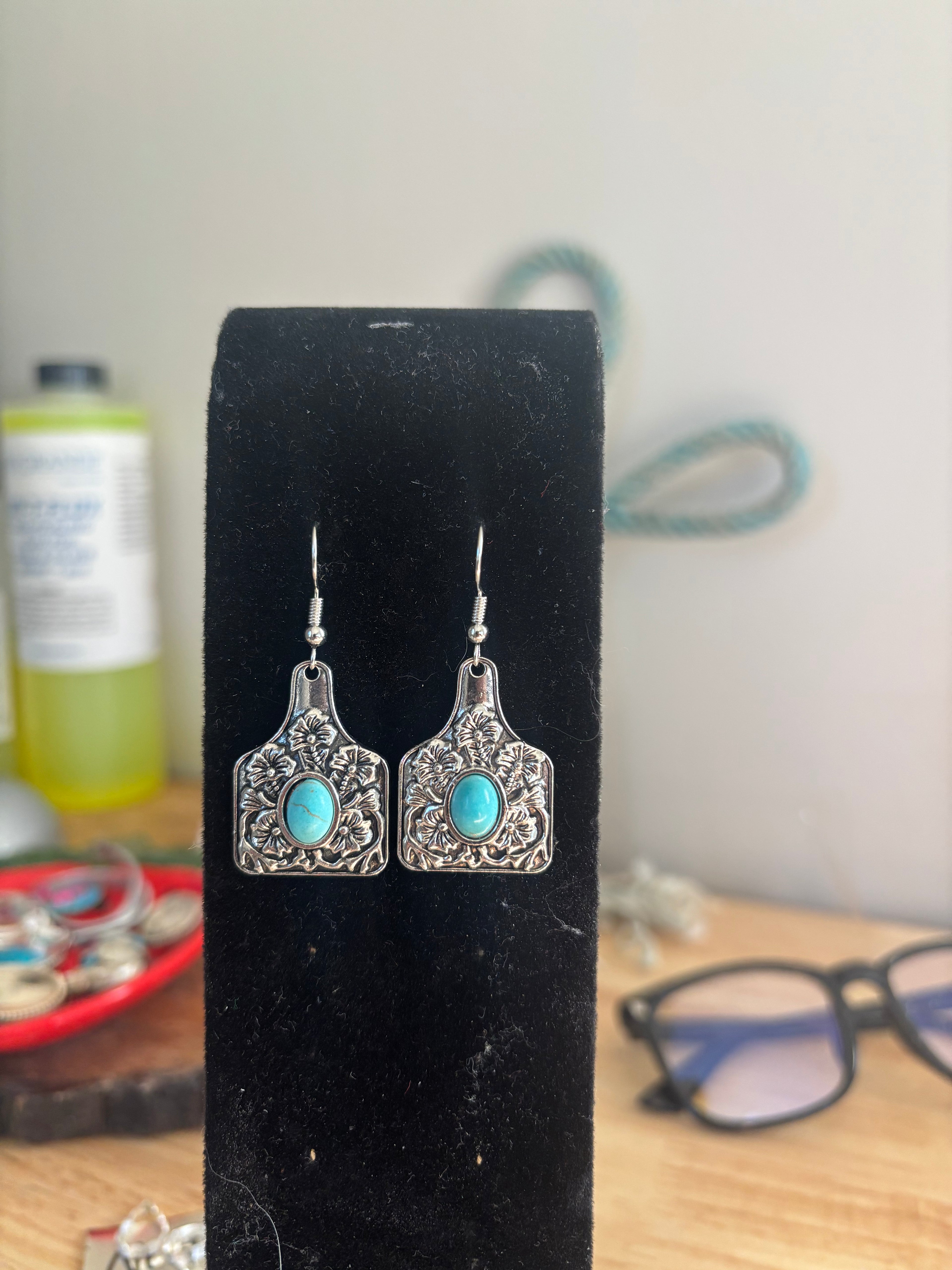 Cow-tag Earrings