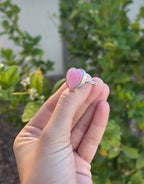 Pink Conch Heart Ring