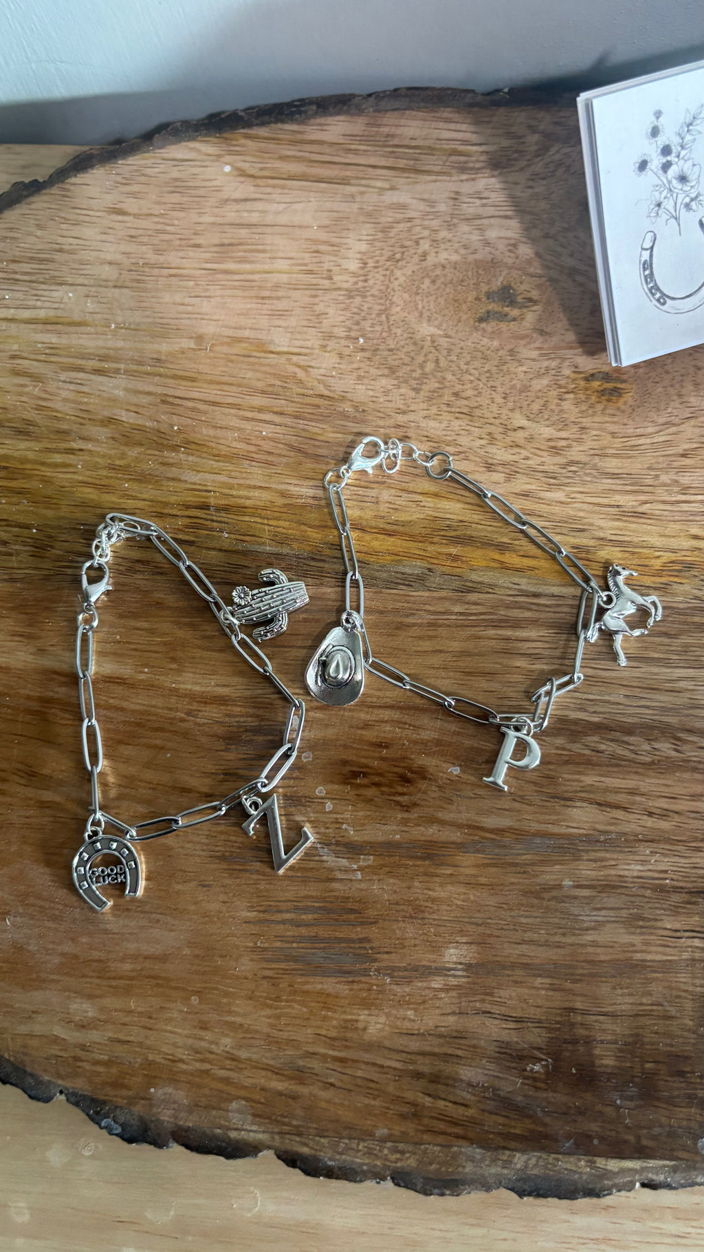 Charm bracelets