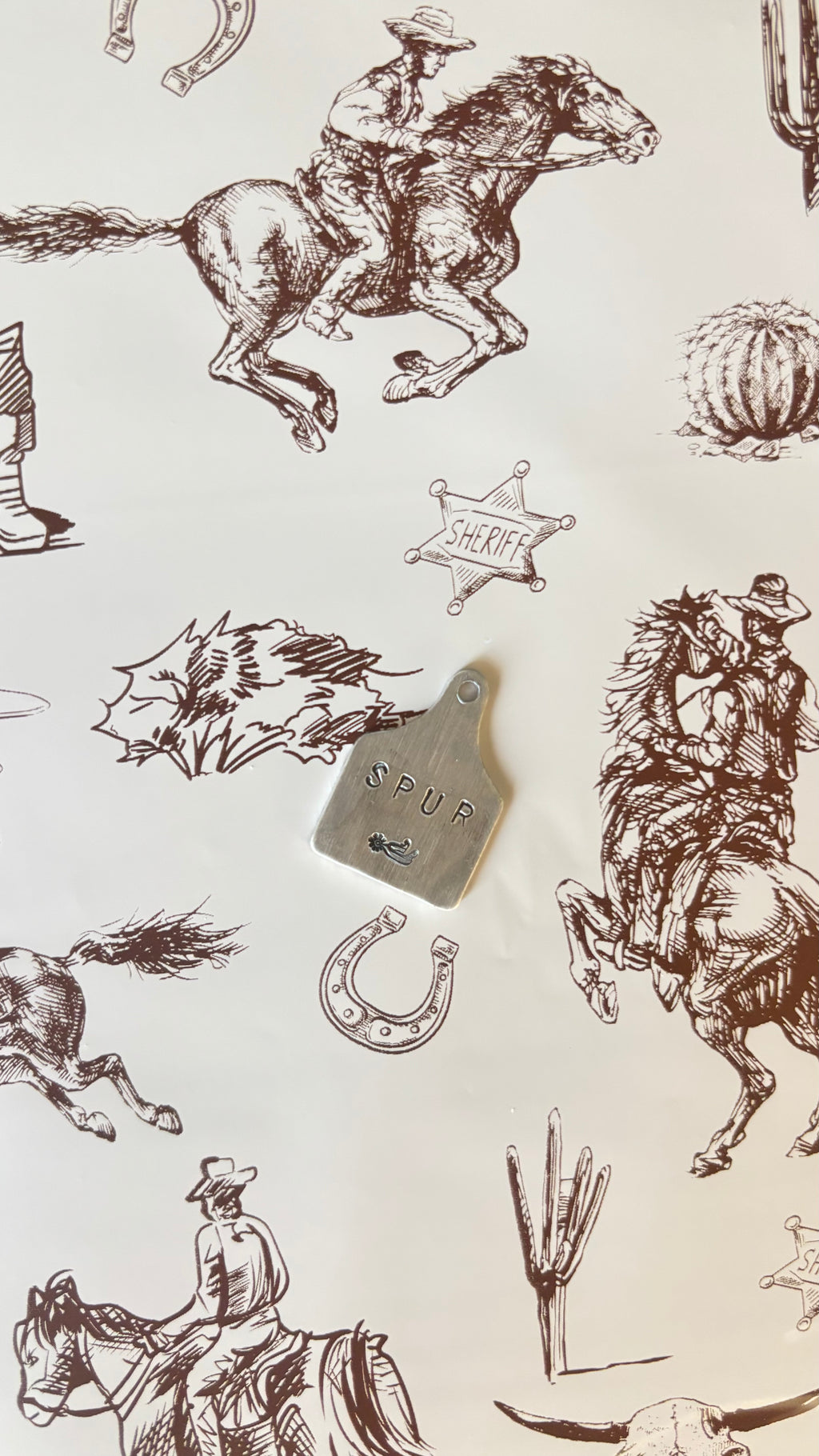 Custom Pet Cow Tag