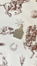 Custom Initial Cow Tag Necklace